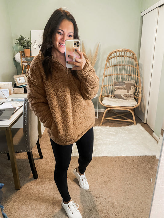 Teddy Sherpa Pullover